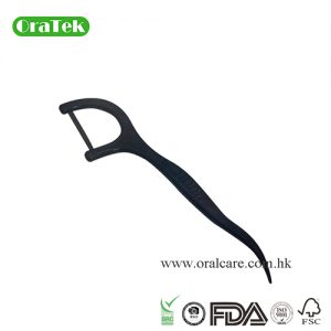 Зубная нить с активированным углем из бамбука 150 штук в упаковке