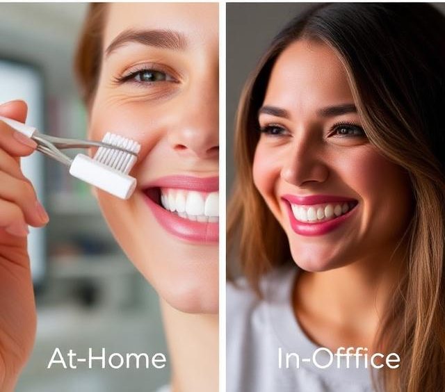 Teeth Whitening At-Home vs. In-Office