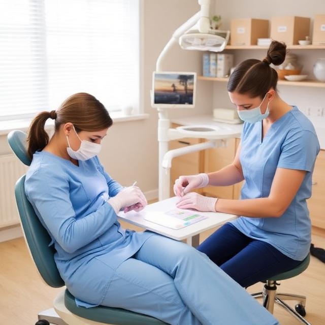 Assembling Take-Home Dental Kits