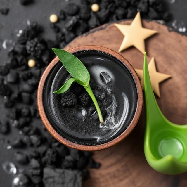 Natural Skincare Stars Charcoal, Tea Tree, and Aloe