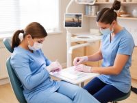 Assembling Take-Home Dental Kits